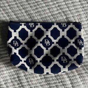 Dooney & Bourke Blue and White Patterned Pouch